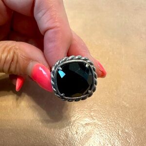 Brighton Onyx Your True Color Ring Size 8